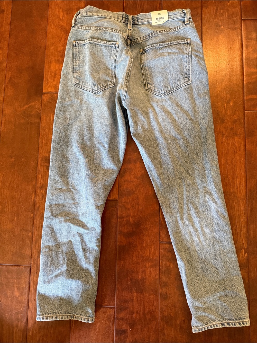 Agolde Men’s Light Wash Relaxed Jeans